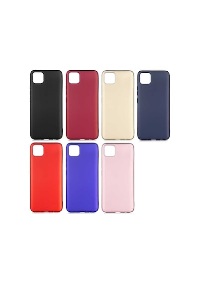 Realme C11 Kılıf Zore Premier Silikon Kapak Gold