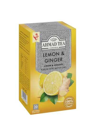 Limon Ve Zencefilli Karışık Bitki Meyve Çayı 20 Adet X 2 Gr