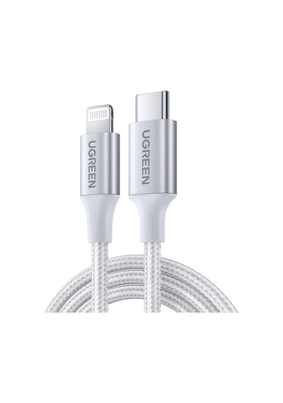 Örgülü 36w Pd Type-c To Lightning Hızlı Şarj Ve Data Kablosu 1 Metre