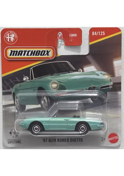 2026 Case Matchbox 67 Alfa Romeo Duetto Turkuaz