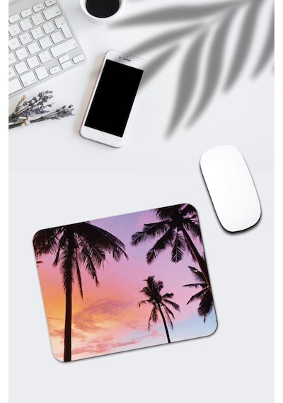 Palmiye Ağacı Desenli Mouse Pad Mousepad