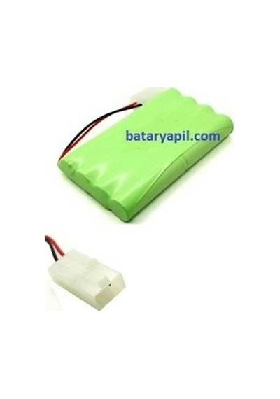 9.6V 1100Mah  Oyuncak Araba Bataryası Tamiya Soket