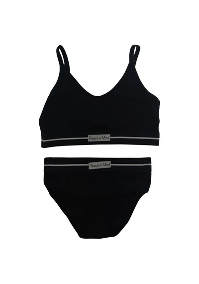 Koza Dora Model Kaşkorse Çizgili Sporcu Takım - 80343 Siyah