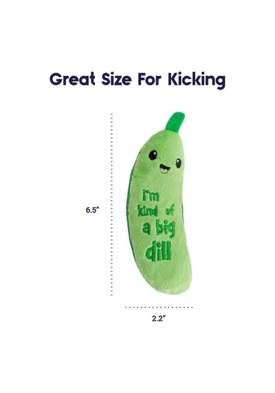 Crunch Pickle Kicker Dental Catnipli Kedi Çiğneme Oyuncağı - Diş Sağlığını Destekleyici