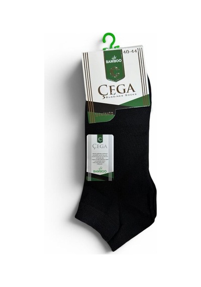 Çega Socks Erkek Bambu Patik Çorap Dikişsiz Koku Yapmaz 12'li Çok Renkli Çok Renkli