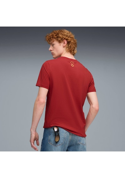 Puma Galatasaray Ftblculture Erkek Tişört 782916 01 KIrmızı
