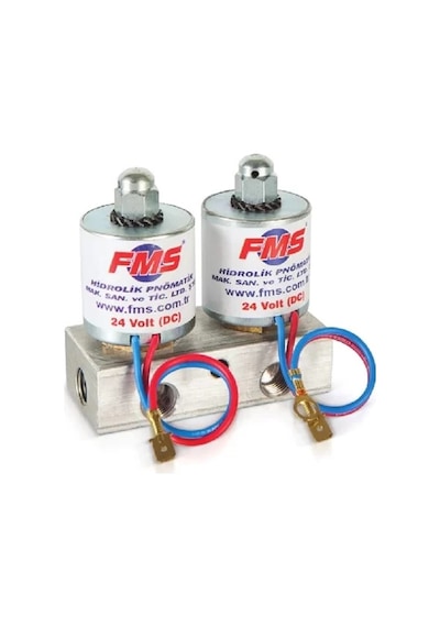 Pnömatik Damper Valfi Ventil İkili 12v/24v/110v/220v