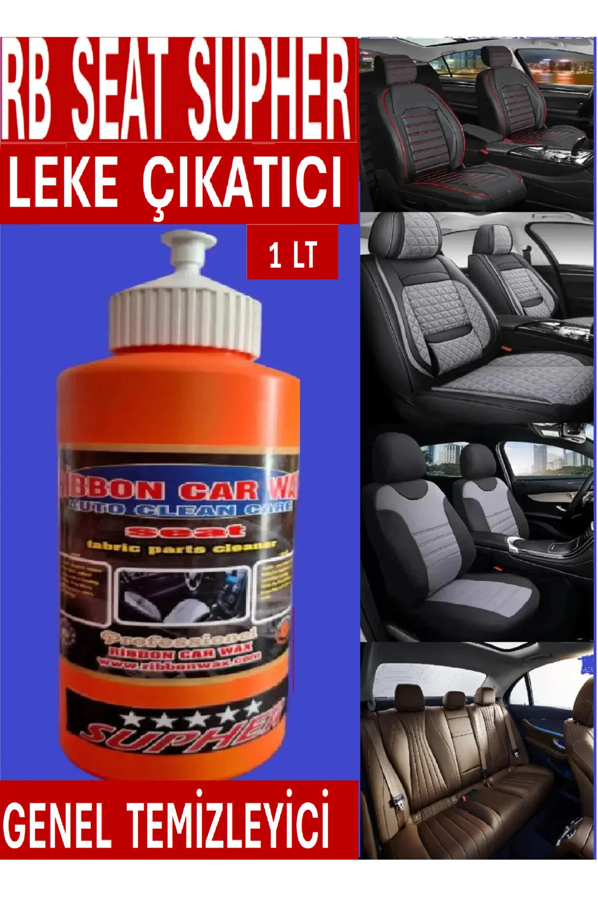 Rb Seat Koltuk-döşeme Kumaş Genel Temizleyici ,- Etkin Leke Çıkartıcı 1 Kg