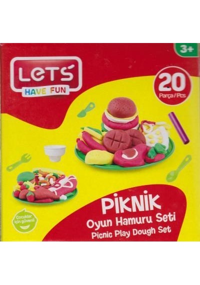 Lets Oyun Hamuru Piknik Seti 20 Parça - L8595