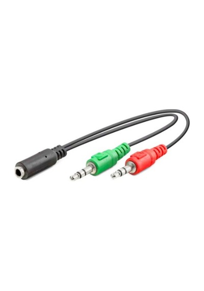 3.5 Mm Jack Çoklayıcı Kulaklık Ses Mikrofon Ayırıcı Dönüştürücü Kablo 1 Adet