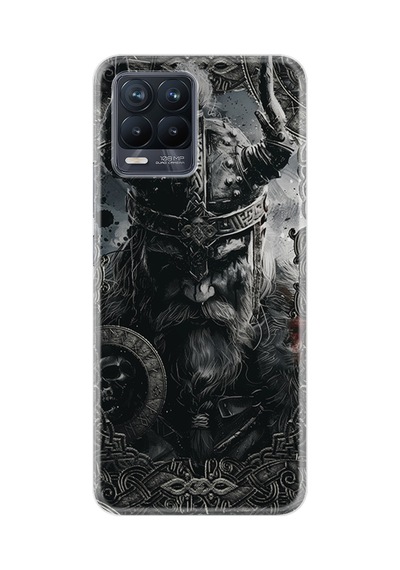 Realme 8 - 8 Pro Kılıf Boutique Baskılı Resimli Viking Pcode -012