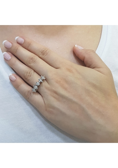 Lova 1,50 Karat Efektli Pırlanta Beştaş Yüzük - 1020294