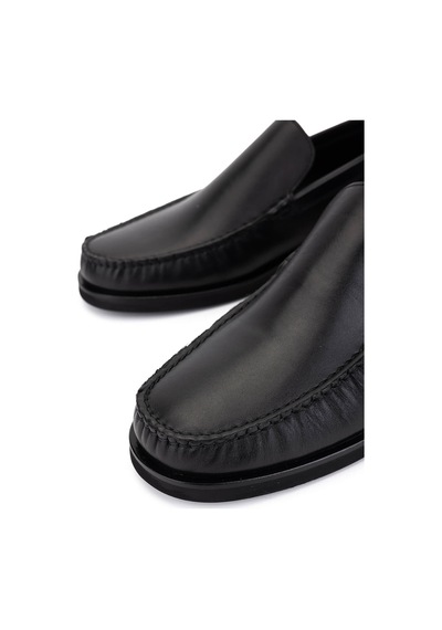 Tamer Tanca Erkek Hakiki Deri Siyah Analin Loafer Ayakkabı 1008 3539 Erk Ayk Sk25-26 Sıyah Anl Siyah