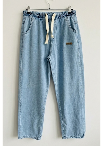 Bigdart Erkek Rahat Kesim Baggy Jean Pantolon 30073 - Mavi