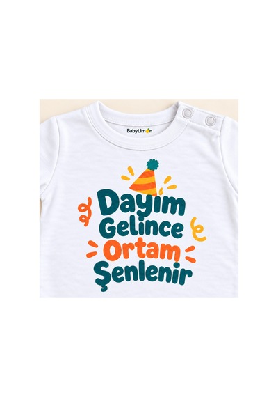 Babylimon Dayım Gelince Ortam Şenlenir Beyaz Kısa Kollu Çıtçıtlı Bebek Zıbını Beyaz - Dayım Gelince Ortam Şenlenir - 928161926 Beyaz - Dayım Gelince Ortam Şenlenir Babylimon Dayım Gelince Ortam Şenlenir Beyaz Kısa Kollu Çıtçıtlı Bebek Zıbını Beyaz - Dayım Gelince Ortam Şenlenir - 928161926 Beyaz - Dayım Gelince Ortam Şenlenir