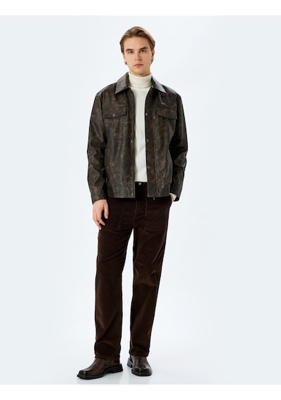 Koton Normal Bel Chino Cep Detaylı Straight Fit Fitilli Kadife Pantolon Kahverengi 5wam40087hw Kahve Koton Normal Bel Chino Cep Detaylı Straight Fit Fitilli Kadife Pantolon Kahverengi 5wam40087hw Kahve