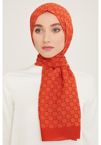 Armine Trend Ultra Light Şal - 18 - Kiremit 24038 Kiremit