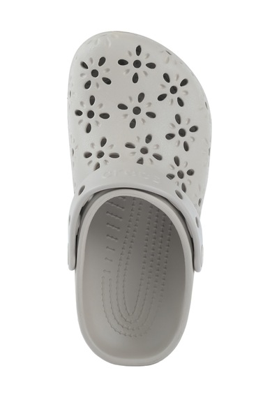 Crocs Classic Floral Kadın Kahverengi Terlik 210927-214 Krem