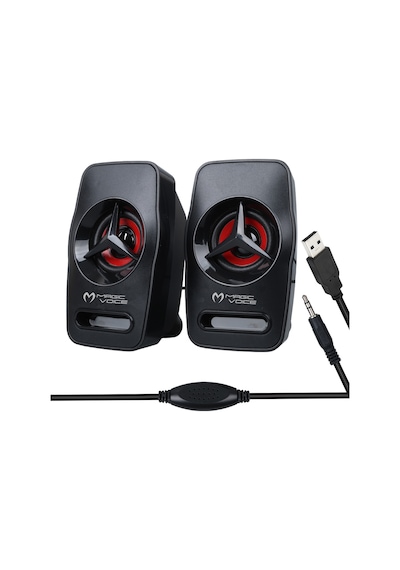 Powermaster Magicvoice T-19 1+1 Usb Pc Mini Hoparlör - Speaker 2 3 Watt - 4 Ohm