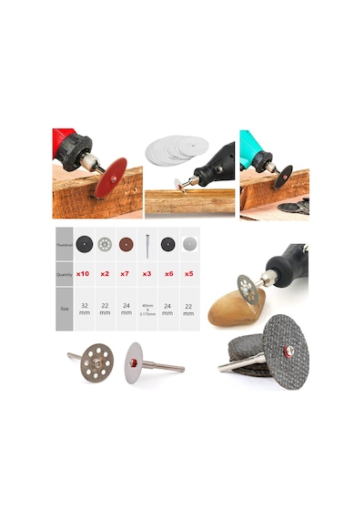 Gravür Kalıpçı Makinası için Ahşap Metal Plastik Kesme Mini Disk