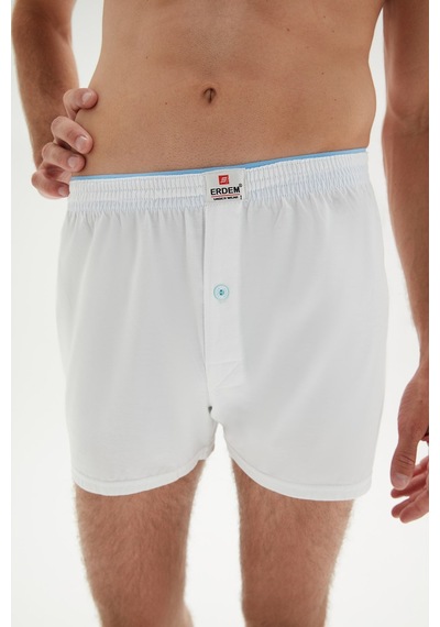 Erdem Beyaz Penye Boxer 1400 Beyaz