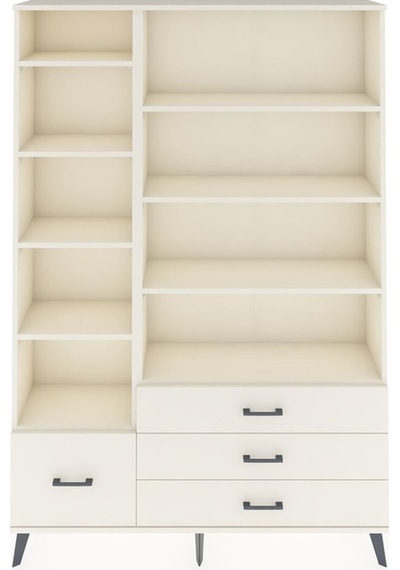 Arges Dolap 9 Raflı 4 Çekmeceli 132x30x195 Aytaşı-aytaşı/aytaşı Aytaşı