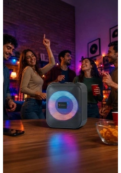 Özel Seri Torima Bluetooth Hoparlör Rgb D13 Siyah Akustik Ürün Kablosuz Alet Ses Yayan