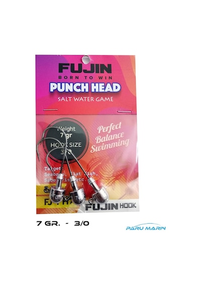 Fujin Punch Head Fj-Ph  3/0 Jighead 7 Gr.