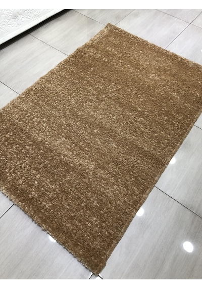 Saray Halı Gizem 125X180 El Örgüsü Düz Renk Açık Kahve Halı !