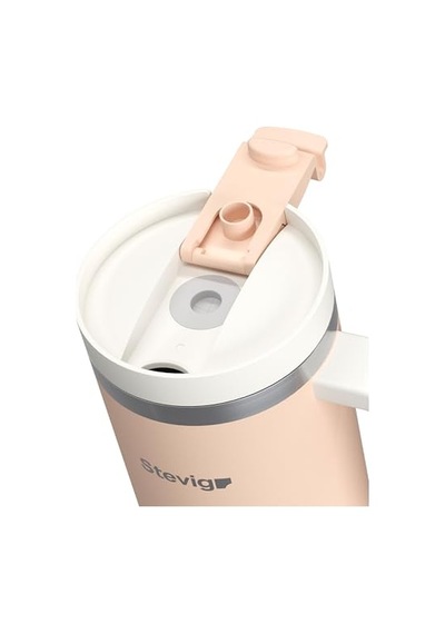 2 Moods Tuck-in Tumbler Sızdırmaz Çelik Termos 900 Ml Bisque St-239 Açık Beyaz