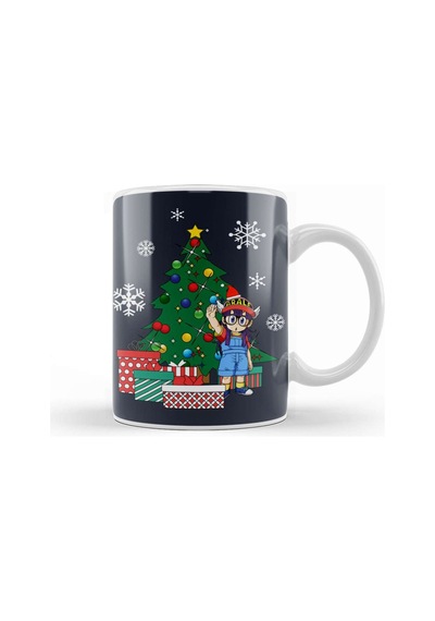 Arale Around The Christmas Tree Dr Slump Kupa Bardak Porselen Karışık
