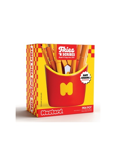 Mustard Fries Seramik Kalemlik Çok Renkli