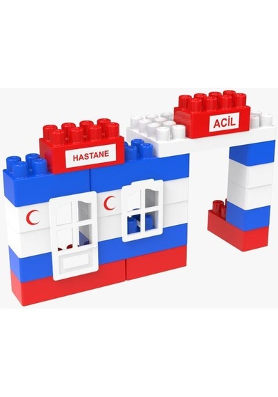 Süper Eğlenceli Hastane Blocks Set - 40 Parça