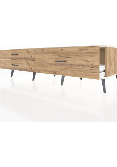 Kronos Tv Ünitesi 3 Çekmeceli 176x59x51 Çam-aytaşı/çam Aytası/atlas Çam Kronos Tv Ünitesi 3 Çekmeceli 176x59x51 Çam-aytaşı/çam Aytası/atlas Çam
