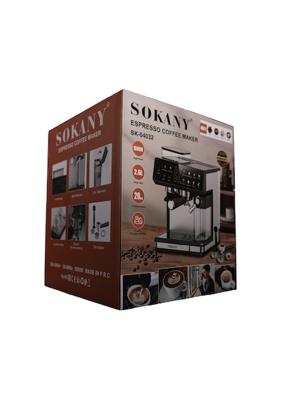 Sokany SK - 04032 Dokunmatik Ekranlı Barista Kahve Makinesi