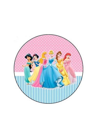 Disney Princess Yenilebilir Kağıda Resimli Pasta ve Dekor Baskısı