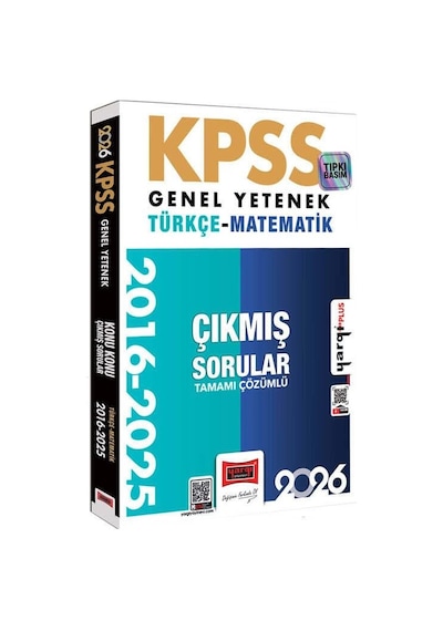 Yargı 2026 Kpss Genel Yetenek Türkçe Matematik 2016-2026 Konu Konu Tamamı Çözümlü Çıkmış Sorular