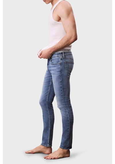 Calvin Klein Erkek Kot Pantolon Lv04rc712g X6s Mavi Mavi