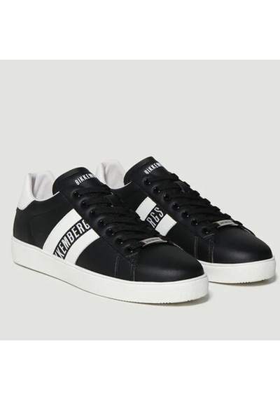 Nero Black Sneaker Günlük Erkek 19134/cp B Bkku Bikkembergs 64039996 Scarpa Uomo Mıcrofıber Ne Siyah