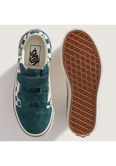 Vans Old Skool V Çocuk Günlük Ayakkabı Vn000cyafrj1 Yeşil