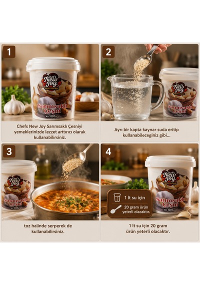 Sarımsaklı Çeşni 1000 Gr Garlic Seasoning
