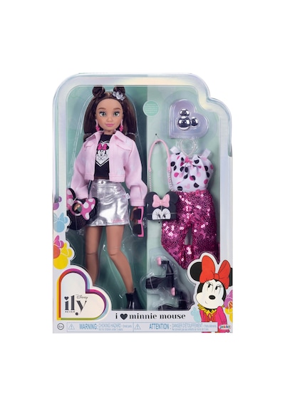 Disney İly 4ever Minnie Mouse Temalı Bebek Ve Aksesuarları 23947