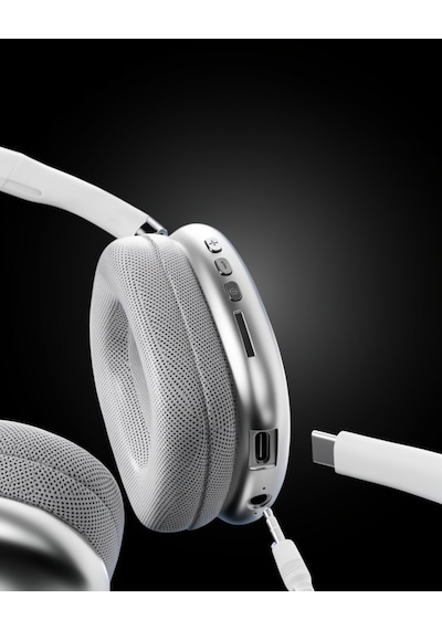 Kulak Üstü Bluetooth Kulaklık P9 Air Max 5.0 Mikrofonlu Beyaz Uuczp9kulaklıkb13