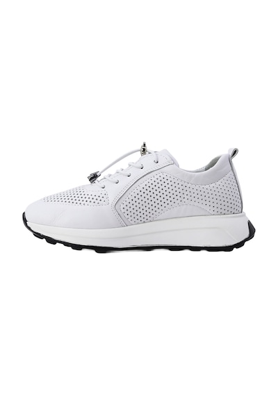 Albishoes Albini Kadın Hakiki Deri Delikli Detaylı Günlük Spor Ayakkabı Beyaz Albishoes Albini Kadın Hakiki Deri Delikli Detaylı Günlük Spor Ayakkabı Beyaz