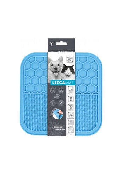 Lecca Kedi Ve Köpekler İçin Yavaş Beslenme Ödül Matı Medium Mavi 21x21 Cm