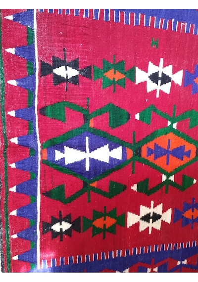 120Cm X 180Cm El Dokuması Yün Eşme Kilim Teşhir Ürün
