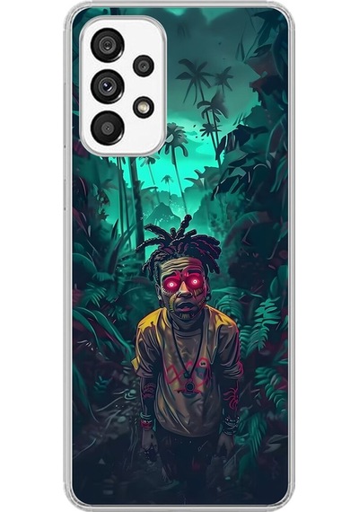 Samsung Galaxy A73 Uyumlu Şeffaf Kılıf Aesthetic 7 Tasarımlı