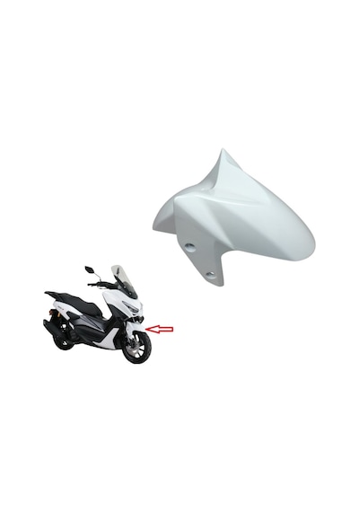 Arora Max-t 125 Yazısız - Ön Çamurluk Beyaz Grenaj