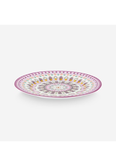 Mor Porselen Pasta Tabağı 17 Cm