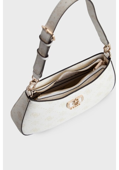 Guess Emelie Logolu Çıkarılabilir Omuz Askılı Çanta Hwgp9928180 Kadın Çanta Hwgp99 28180 Wlo Beyaz